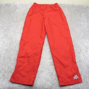Red Oak Pants Men Large Red Lined Logo Ohio State Buckeyes Football Team Pull On
